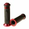 Coupon 👍 Mon Ster Red Anodized Aluminum & Rubber Grip Set For Scooters, ATVs, & Dirt Bikes 😉