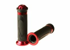 Coupon ๐ Mon Ster Red Anodized Aluminum & Rubber Grip Set For Scooters, ATVs, & Dirt Bikes ๐