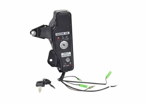 Best Pirce 🎉 Mon Ster Electric Start Switch Assembly With Keys For 6.5 Hp 168F Honda GX200 Clone Style Electric Start Engines 🎁 -Outlet mini-bikes Store e05 1331 1