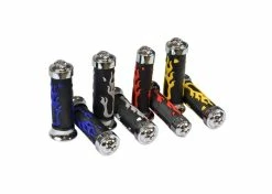 Cheapest ⌛ Mon Ster Universal Scooter Handlebar Grip Set With Skull & Flames 🔥