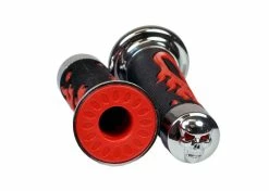 Cheapest ⌛ Mon Ster Universal Scooter Handlebar Grip Set With Skull & Flames 🔥 -Outlet mini-bikes Store handlebar grip set bladez moby s xl xs powerboard 5